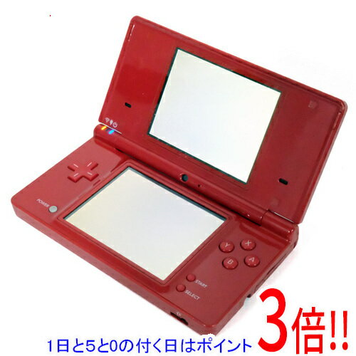 【いつでも2倍!5.0のつく日、18日は3倍!】【中古】任天堂 ニンテンドーDSi レッド TWL-S-RA 本体のみ 液晶画面いたみ