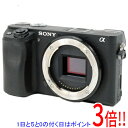 【中古】SONY ミラーレス一眼カメラ α6300 ボディ ILCE-6300/B 本体のみ 液晶画面いたみ