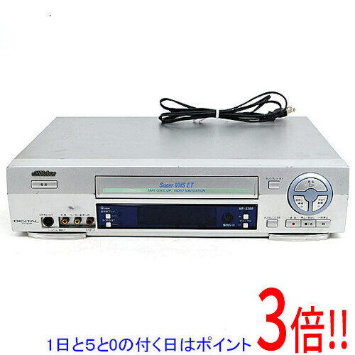 【1日と5.0のつく日、18日はポイント3倍！】【中古】Victor S-VHS ビデオデッキ HR-S300 リモコン付き