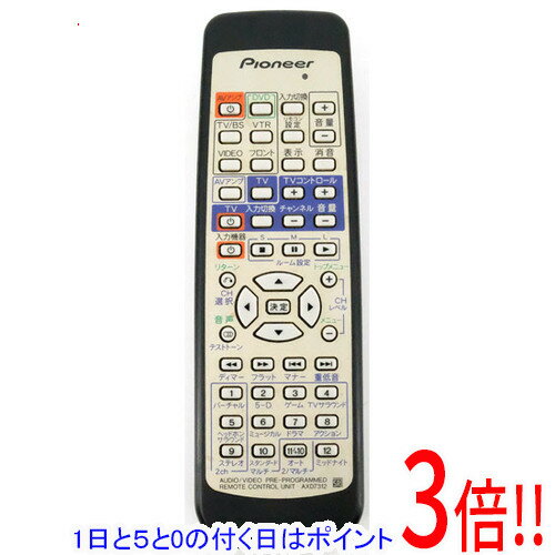 Rakuten - 【1日と5.0のつく日、18日はポイント3倍！】【中古】PIONEER オーディオリモコン AXD7312
