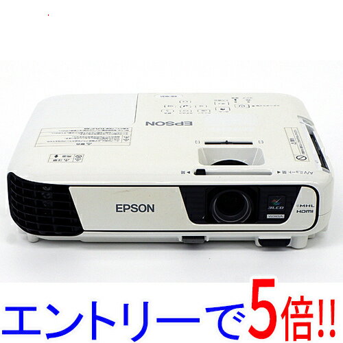 【エントリーで5倍！11/20 20:00〜11/27 01：59まで！】【中古】EPSON製 液晶プロジェクター EB-W31 3200ルーメン 本体のみ ファンカバーなし