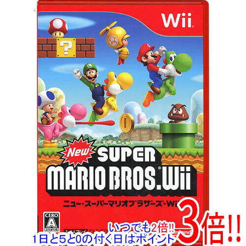 【いつでも2倍！1日と5．0のつく日は3倍！18日も3倍！】【中古】New スーパーマリオブラザーズ Wii Wii