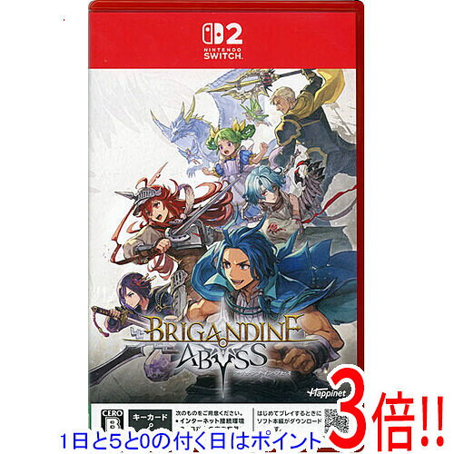 商品名【中古】ブリガンダイン アビス Nintendo Switch 2商品状態開封済みの中古品です。☆ケース付き！※本商品は、製品の性質上、返品はお受けできませんのでご了承ください。仕様ジャンル ファンタジーウォーシミュレーションCERO 「B」12歳以上対象プレイ人数その他人数 プレイ人数:1人その他※掲載画像は代表画像です。実際の商品と細部が異なる場合がございますので、商品状態につきましては表記の内容をご確認ください。※返品についてはこちらをご覧ください。　