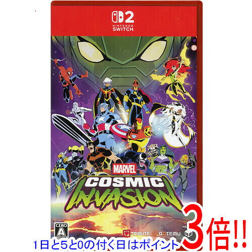 商品名【中古】MARVEL Cosmic Invasion(マーベル コズミック インベージョン) Nintendo Switch 2商品状態開封済みの中古品です。☆ケース付き！※本商品は、製品の性質上、返品はお受けできませんのでご了承ください。仕様ジャンル アクションCERO 「A」全年齢対象プレイ人数その他人数：プレイ人数:1〜4人その他※掲載画像は代表画像です。実際の商品と細部が異なる場合がございますので、商品状態につきましては表記の内容をご確認ください。※返品についてはこちらをご覧ください。　