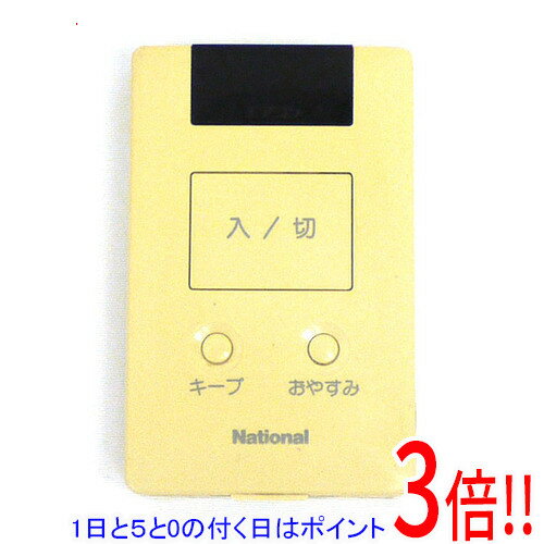【1日と5.0のつく日 18日はポイント3倍！】【中古】National エアコンリモコン A75C361
