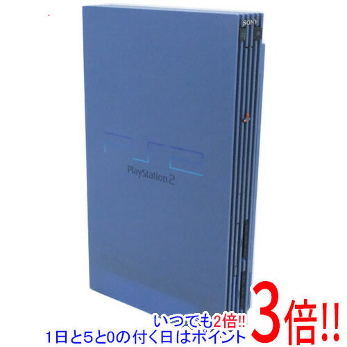 【いつでも2倍！1日と5．0のつく日は3倍！18日も3倍！】【中古】SONY プレイステーション2 SCPH-39000TB 日焼け コントローラーなし