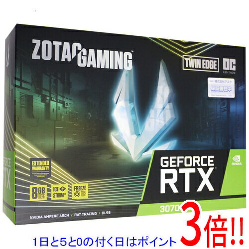 ZOTAC製グラボ GAMING GeForce RTX 3070 Twin Edge OC ZT-A30700H-10P PCIExp 8GB 元箱あり