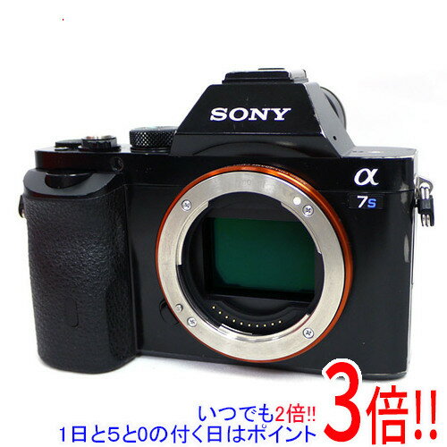 【いつでも2倍！1日と5．0のつく日は3倍！18日も3倍！】【中古】SONY デジタル一眼カメラ α7S ILCE-7S ボディ アイカップなし・本体いたみ