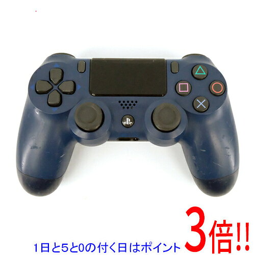 商品名【中古】SONY ワイヤレスコントローラー DUALSHOCK4 ミッドナイト・ブルー CUH-ZCT2J22 本体のみ 本体いたみ商品状態動作確認済みの中古品です。※中古品のため、使用感や傷、汚れ等がございます。※本体に多数のキズが見られます。※スティックのゴムにやぶれが見られます。型番CUH-ZCT2J22 [ミッドナイト・ブルー]仕様対応機種 PS4タイプ ゲームパッド外形寸法 約161mm × 57mm × 100mm (幅 × 高さ × 奥行き) (最大突起物除く)質量 約210gキー・スイッチ類 PSボタン、SHAREボタン、OPTIONSボタン 方向キー（上下左右）、アクションボタン（○×△□）、L1/R1/L2/R2ボタン、左スティック/L3ボタン、右スティック/R3ボタン、パッドボタンタッチパッド 2点検出式タッチパッド、クリック機構、静電容量方式モーションセンサー 6軸検出システム（3軸ジャイロ、3軸加速度）その他の機能 ライトバー、振動機能、スピーカー(モノラル)内蔵主な端子 USB端子(Micro B)、拡張端子、ステレオヘッドホン/マイク端子USB接続 PlayStation4とのUSBケーブル通信に対応/有線によるボタン入力が可能※ PS4のシステムソフトウェアを最新のバージョンにアップデートしてください。無線規格 Bluetooth Ver2.1+EDR準拠バッテリー 電池種類：内蔵型リチウムイオン充電池電圧：DC3.65V電池容量：1000mAh付属品※付属品なし。本体のみとなります。ご確認のうえご検討ください。その他※掲載画像は代表画像です。実際の商品と細部が異なる場合がございますので、商品状態につきましては表記の内容をご確認ください。※返品についてはこちらをご覧ください。　