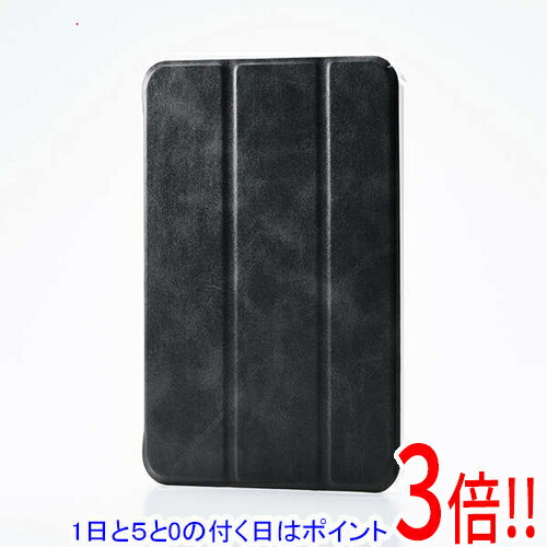 樂天商城 - 【1日と5.0のつく日、18日はポイント3倍！】ELECOM iPad mini(A17 Pro) フラップケース 薄型軽量 背面クリア 2アングル TB-A25SWVBK ブラック
