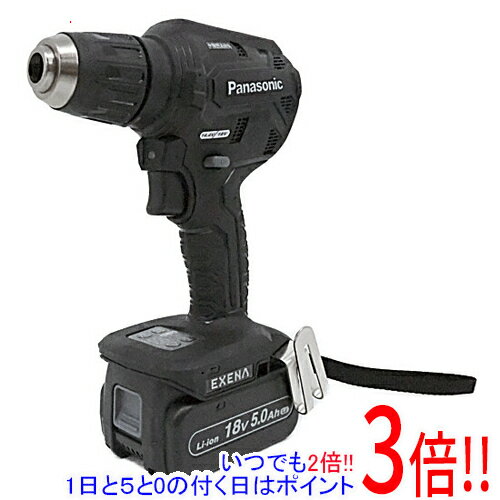 【いつでも2倍！1日と5．0のつく日は3倍！18日も3倍！】Panasonic 充電ドリルドライバー EZ1DD1J18D-B 黒