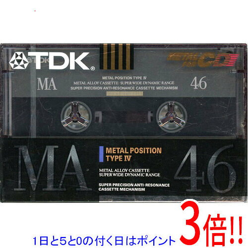 商品名TDK カセットテープ メタル MA-46M 46分商品状態新品の商品です。型番MA-46Mその他※掲載画像は代表画像です。実際の商品と細部が異なる場合がございますので、商品状態につきましては表記の内容をご確認ください。※返品についてはこちらをご覧ください。　