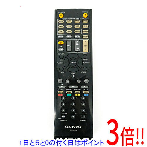 For Visual Equipments - 【1日と5.0のつく日、18日はポイント3倍！】【中古】ONKYO オーディオリモコン RC-897M