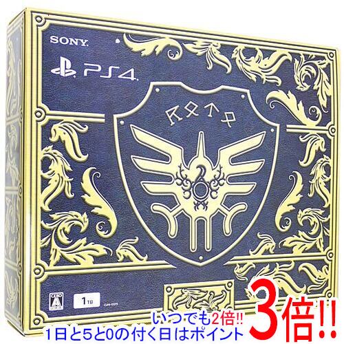 【いつでも2倍！1日と5．0のつく日は3倍！18日も3倍！】【中古】SONY プレイステーション4 1TB ドラゴンクエスト ロト エディション CUHJ-10015 ソフト・コントローラー・電源コード・ゴム足なし 元箱あり