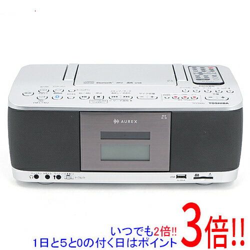 TOSHIBA SD/USB/CDラジオカセットレコーダー AUREX TY-CDX92(S) シルバー