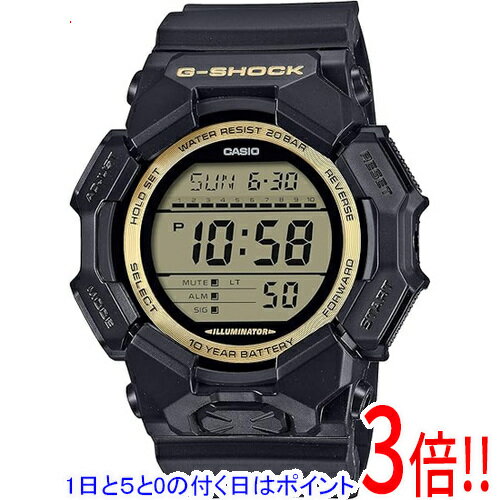 【延長保証対応!!】【1日と5.0のつく日、18日はポイント3倍！】CASIO 腕時計 G-SHOCK Black and Gold Series GD-010GB-1A9JF