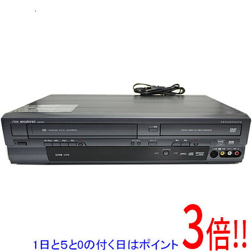 【1日と5.0のつく日、18日はポイント3倍！】【中古】地デジチューナー内蔵ビデオ一体型DVDレコーダ DXR160V リモコン付き