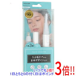 【いつでも2倍！1日と5．0のつく日は3倍！18日も3倍！】TESCOM フェイスシェーバー TK251B-W ホワイト