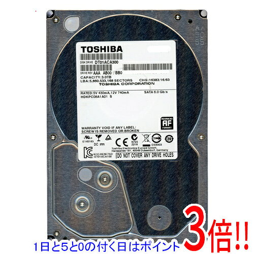 楽天市場】東芝 hdd 3tbの通販