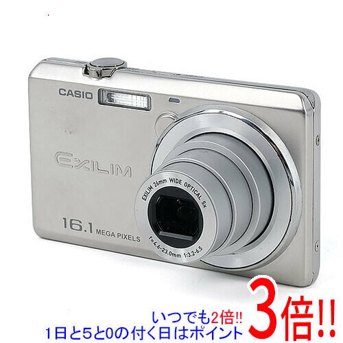 【いつでも2倍！1日と5．0のつく日は3倍！18日も3倍！】【中古】CASIO製 EXILIM EX-ZS12 シルバー 1610万画素