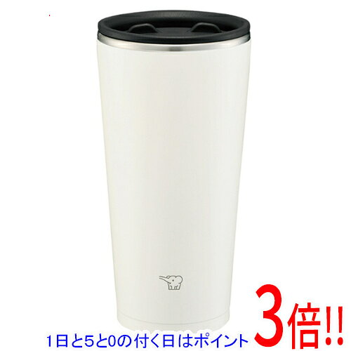 【1日と5.0のつく日 18日はポイント3倍！】ZOJIRUSHI ステンレスタンブラー 450ml SX-FA45-WM ペールホワイト
