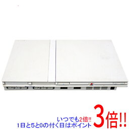 【いつでも2倍！1日と5．0のつく日は3倍！18日も3倍！】【中古】SONY プレイステーション2 ホワイト SCPH-77000CW 本体のみ