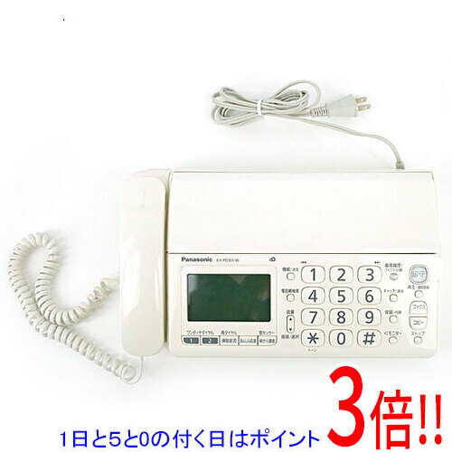 商品名【1日と5.0のつく日、18日はポイント3倍！】【中古】Panasonic 普通紙ファクス KX-PD301-W 本体のみ 本体いたみ商品状態動作確認済の中古品です。※本体が日焼けしております。※中古品ですので、傷、汚れがございます。ご理解の上、ご検討お願いします。商品名普通紙ファクス型番KX-PD301-Wメーカー名パナソニック付属品※付属品なし。本体のみとなります。ご確認後、ご検討お願い致します。 その他 ※商品の画像はイメージです。その他たくさんの魅力ある商品を出品しております。ぜひ、見て行ってください。※返品についてはこちらをご覧ください。　