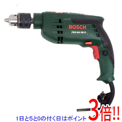 【1日と5.0のつく日、18日はポイント3倍！】【新品訳あり】 BOSCH 振動ドリル PSB600RE/S カバーなし