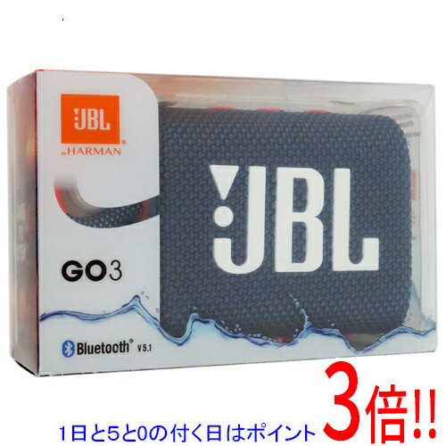 【1日と5.0のつく日、18日はポイント3倍！】【中古】JBL Bluetoothスピーカー JBL GO 3 ブルーピンク 未使用