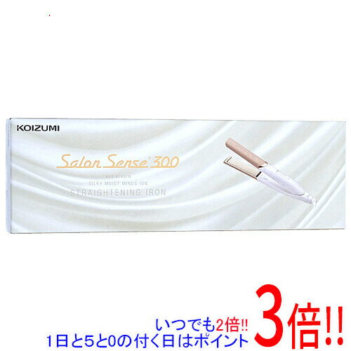 KOIZUMI マイナスイオンストレートアイロン Salon Sense 300 KHS-8740/W ホワイト