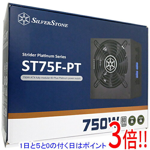 【1日と5.0のつく日、18日はポイント3倍！】SILVERSTONE PC電源 SST-ST75F-PT-Rev 750W ブラック