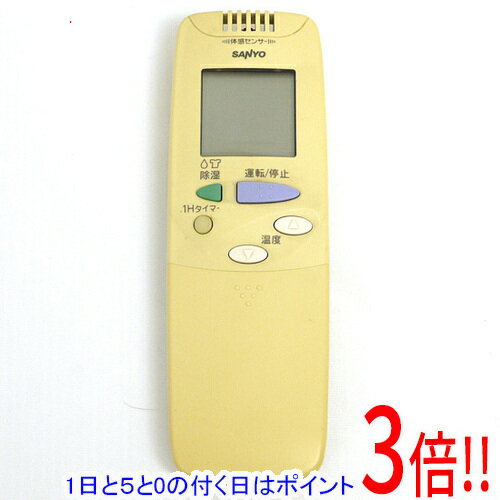 【1日と5.0のつく日、18日はポイント3倍！】【中古】SANYO製 エアコンリモコン RCS-SJ2