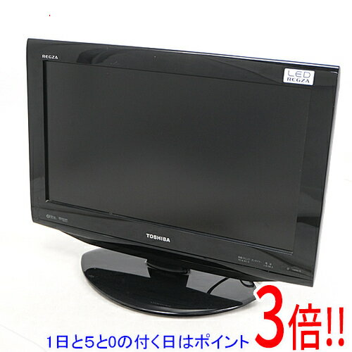 【1日と5.0のつく日、18日はポイント3倍！】【中古】TOSHIBA 19V型 液晶テレビ LED REGZA 19RE1S(K) ブラック リモコンなし