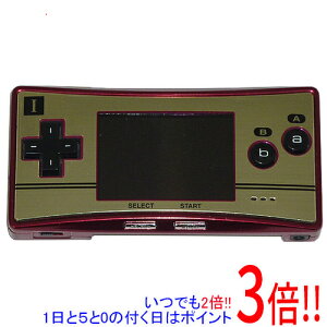 【いつでも2倍！1日と5．0のつく日は3倍！18日も3倍！】【中古】任天堂 ゲームボーイミクロ ファミコンカラー OXY-S-GA 本体のみ 液晶画面いたみ