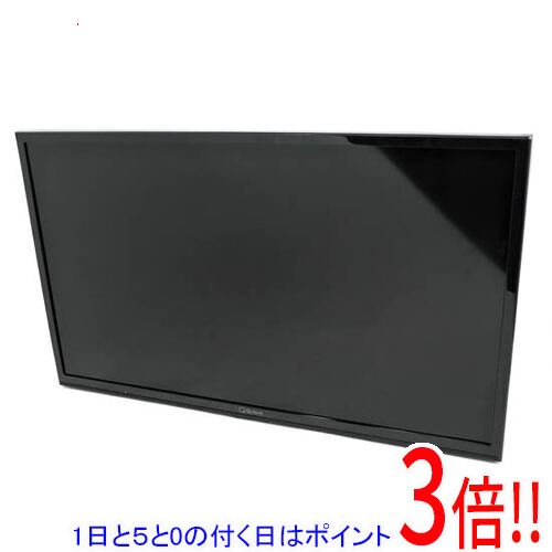 【1日と5.0のつく日、18日はポイント3倍！】【中古】YAMAZEN 24型 ハイビジョン液晶テレビ キュリオム QRTN-24W2K ブラック スタンドなし