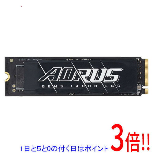 商品名【新品(開封のみ)】 GIGABYTE M.2 SSD AORUS AG514K1TB 1TB商品状態新品未使用品です。開封のみ行われております。型番AG514K1TB仕様[スペック]容量 1000 GB規格サイズ M.2 (Type2280)インターフェイス PCI-Express Gen5フラッシュメモリタイプ 3D TLC NANDタイプ 内蔵NVMe ○厚さ 3.5 mm[パフォーマンス]読込速度 13600 MB/s書込速度 10200 MB/s[耐久性]MTBF(平均故障間隔) 160万時間TBW 700 TBWDWPD 0.38その他※掲載画像は代表画像です。実際の商品と細部が異なる場合がございますので、商品状態につきましては表記の内容をご確認ください。※返品についてはこちらをご覧ください。　