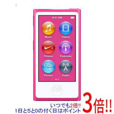 Apple 第7世代 iPod nano MKMV2J/A ピンク/16GB