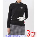 【いつでも2倍!5.0のつく日、18日は3倍!】marie claire(マリ・クレール) S サイズ ゴルフシャツ レディース モックネック長袖シャツ 732503 BK ブラック