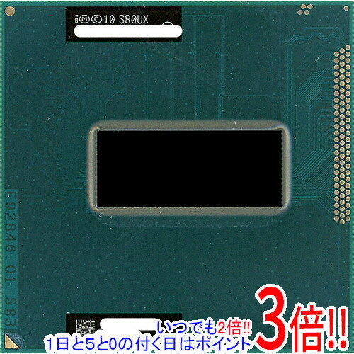 【キャッシュレスで5%還元】【中古】Core i7 3630QM 2.4GHz Socket G2 SR0UX