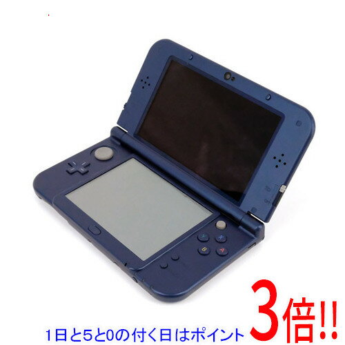 【1日と5.0のつく日、18日はポイント3倍！】【中古】任天堂 Newニンテンドー3DS LL メタリックブルー 本体のみ 本体・液晶画面いたみ