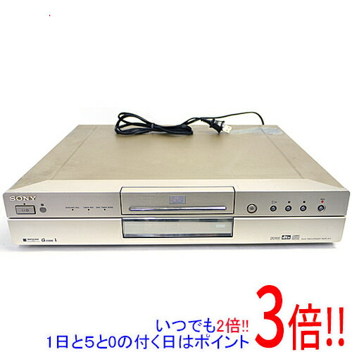 【いつでも2倍！1日と5．0のつく日は3倍！18日も3倍！】【中古】SONY製 DVDレコーダー RDR-A11 本体のみ