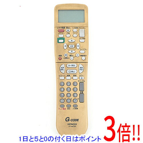 Other - 【1日と5.0のつく日、18日はポイント3倍！】【中古】HITACHI ビデオリモコン VT-RM720 本体いたみ