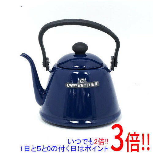 【いつでも2倍！1日と5．0のつく日は3倍！18日も3倍！】野田琺瑯 ドリップケトル II 2.0L DK-200 ネイビーのサムネイル