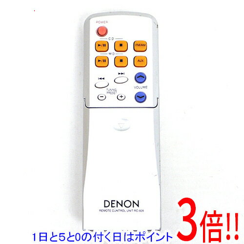 【1日と5.0のつく日、18日はポイント3倍！】【中古】DENON オーディオリモコン RC-928