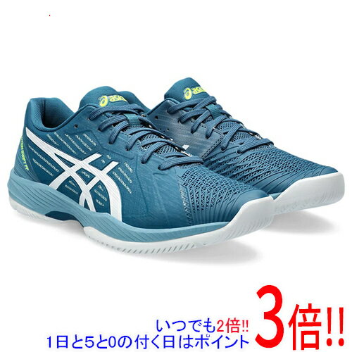 asics アシックス 26.0cm テニス シューズ メンズ SOLUTION SWIFT FF(オールコート) 1041A298 レストフルティール/ホワイト