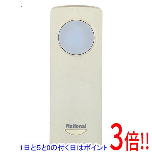 商品名【中古】National 照明器具用リモコン送信器(2CH) ON/OFF切替用 HK9339商品状態動作確認済みの中古品です。※中古品のため、使用感や傷、汚れ等がある場合がございます。日焼けによる色あせが少々ございます。※外観上の変色であり、商品自体の機能には影響ございません。型番HK9339仕様寸法（mm）：幅46＆#215;長さ126＆#215;高さ20適合機種：ツインPaプルスイッチR、HfインバータプルレスR、リモコン切替可能型［蛍光灯器具］、スリムプルレスR、インバータプルレス（段調光型）HK9339付属品※付属品なし。本体のみとなります。ご確認後、ご検討お願い致します。その他※掲載画像は代表画像です。実際の商品と細部が異なる場合がございますので、商品状態につきましては表記の内容をご確認ください。※返品についてはこちらをご覧ください。　