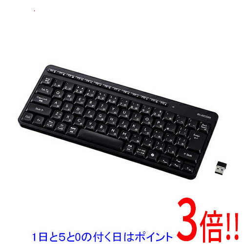 樂天商城 - 【1日と5.0のつく日、18日はポイント3倍！】ELECOM 2.4GHz静音ミニキーボード TK-QT11MDMBK ブラック