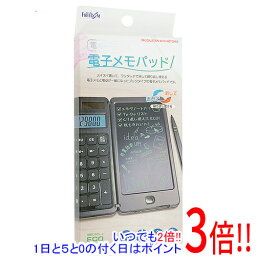 【いつでも2倍！1日と5．0のつく日は3倍！18日も3倍！】FREEDOM 電子メモパッド 電卓付きブックタイプ FDDM-10BK