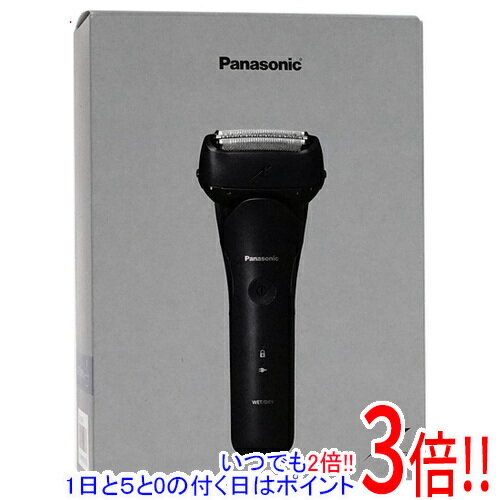 【いつでも2倍！1日と5．0のつく日は3倍！18日も3倍！】【新品訳あり(箱きず・やぶれ)】 Panasonic ラムダッシュ3枚刃 ES-LT2B-K 黒