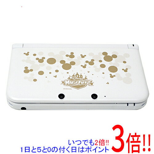 【いつでも2倍!5.0のつく日、18日は3倍!】【中古】3DS LL ディズニー マジックキャッスル マイ・ハッピー・ライフ 限定パック 本体のみ 本体・液晶画面いたみ